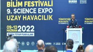 MINISTER ÖZER ATTENDED THE OPENING OF THE SCIENCE FEST IN BURSA